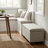Barlett Linen Blend Upholstered Storage Bench