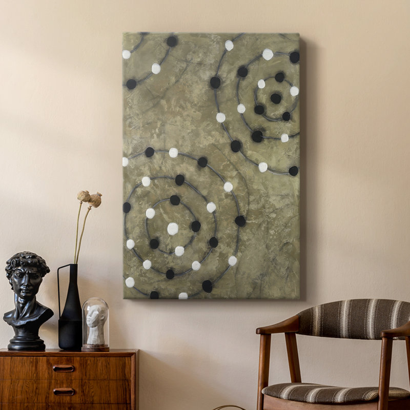 Quantum Relationship I -Custom Wrapped Gallery Cavas, 36" H x 24" W