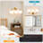 Romale Dimmable Bathroom Vanity Light with 5.9in Milk Opal Glass Globe Shade-481634254-473160374