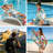 Tropical Floral Dog Beach Towels Luxury Microfiber Travel Towel for Beach Trips Pool Days Outdoor Activities 31.5" x 63"