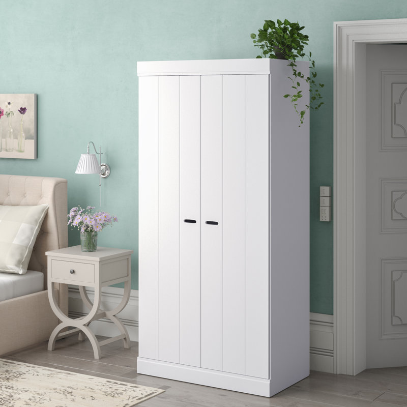 Cedric 2 Door Wood Wardrobe