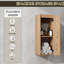 Meuble-lavabo moderne 84 po avec lavabo et armoire latérale - charnières de porte à fermeture en douceur pour une expérience de bain en douceur-130431157