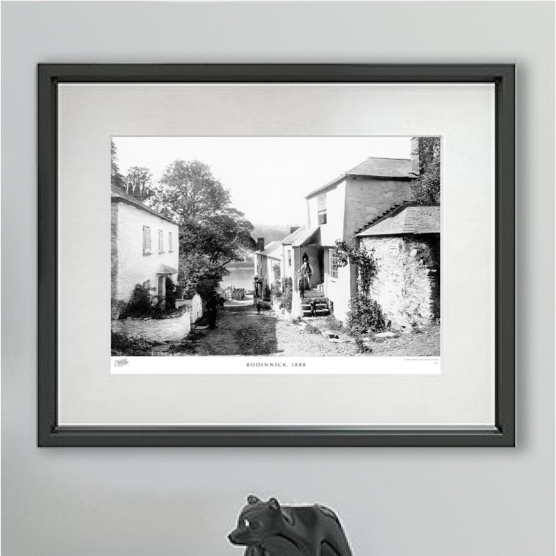 Bodinnick, 1888 - Single Picture Frame Print, 28cm H x 36cm W x 2.3cm D