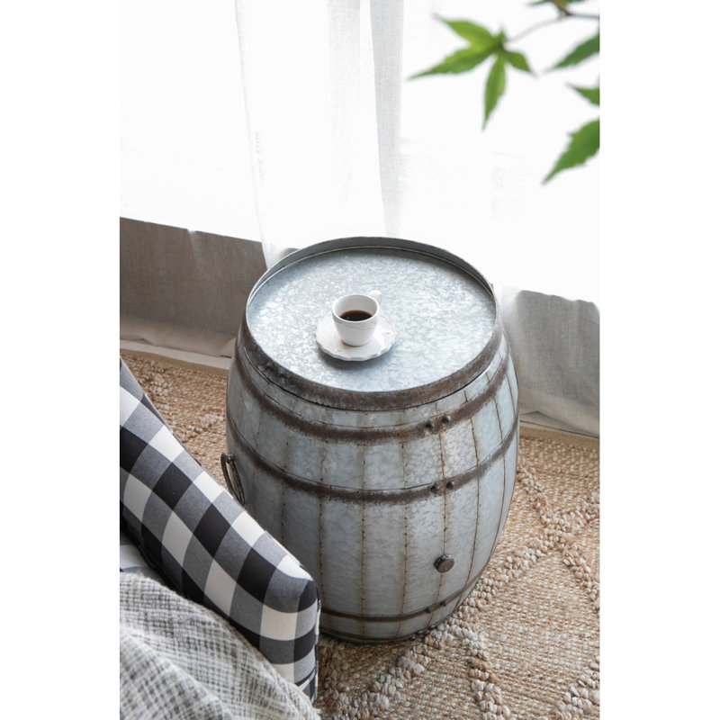 Table d'appoint cylindrique 22,5 x 22,5 x 26 po