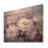 Pink And White Peonies Florescence Charm I - Peonies Wood Wall Art On Natural Pine Wood-504376338