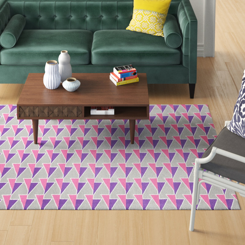 Jordao Geometric Indoor Rug, Rectangle 5' x 7'