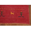 Tapis rose indien fait à la main Gabbeh