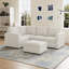 Canapé de rangement modulaire en L Aubade avec repose-pieds amovible-805846003
