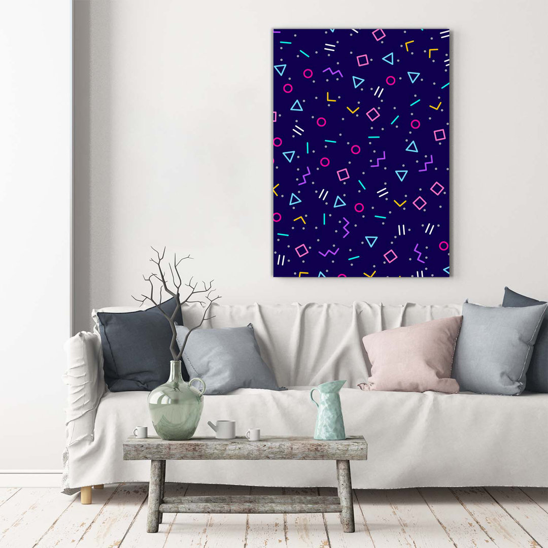 Geometric Background - Wrapped Canvas Print