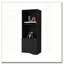 Armoire murale noire avec une porte-1313176010