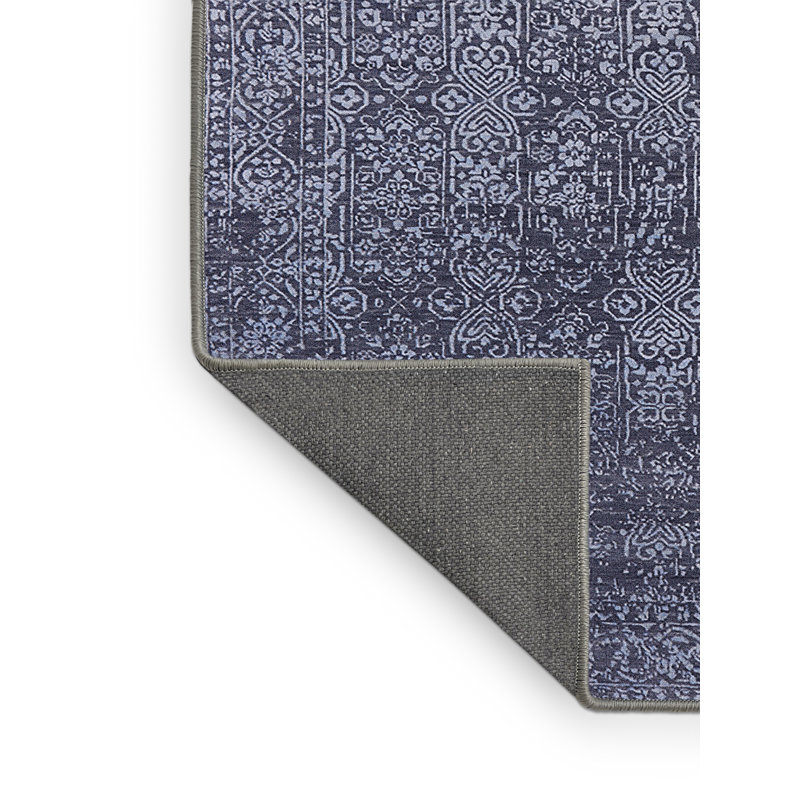 Tapis oriental bleu / blanc, Rectangle 4 pi x 6 pi