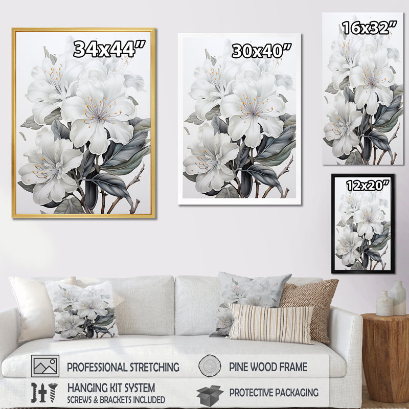 «Zen I» sur toile grise, Cadre flottant noir, H 40 po x l 30 po