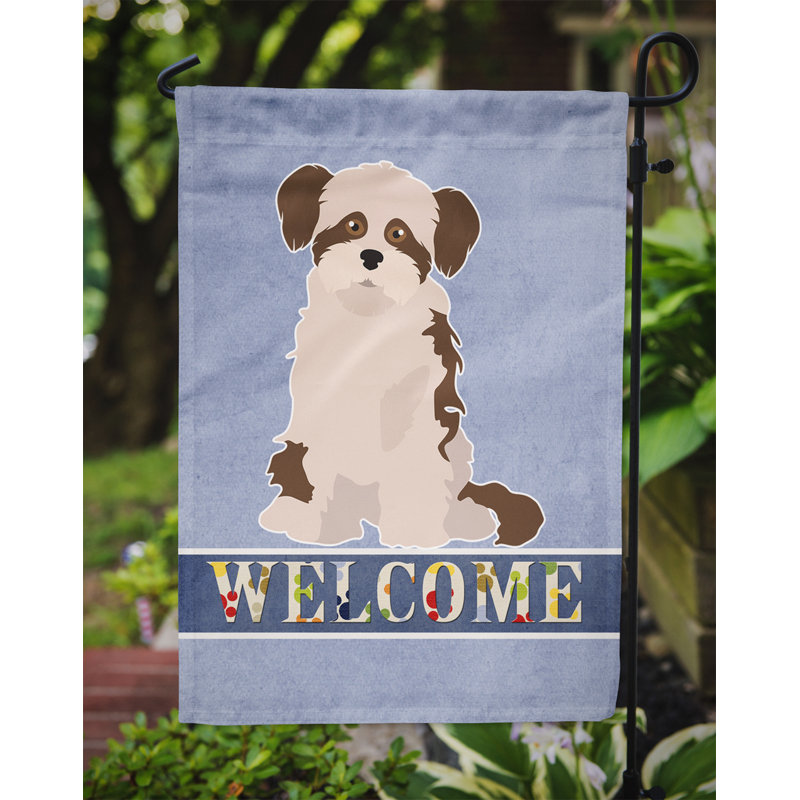 Drapeau impérial Shih Tzu Welcome Garden taille 9EC59815D20042D399EE9FCE8498D299, Shi Chi beige