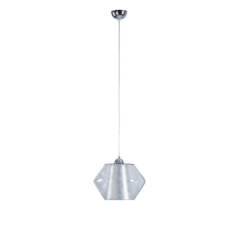 Denning 1 - Light Geometric Pendant, Silver