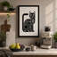 Cat Geometric - Wrapped Canvas-360387050-360387054