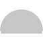 Demi-cercle à fronton en PVC de qualité architecturale Sunburst-41851225