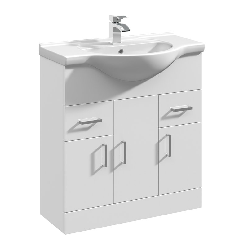 Mayford 755mm Single Bathroom Vanity with Integrated Vitreous China Basin