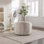 Fauteuil d'appoint rembourré, pivotant à 360 °