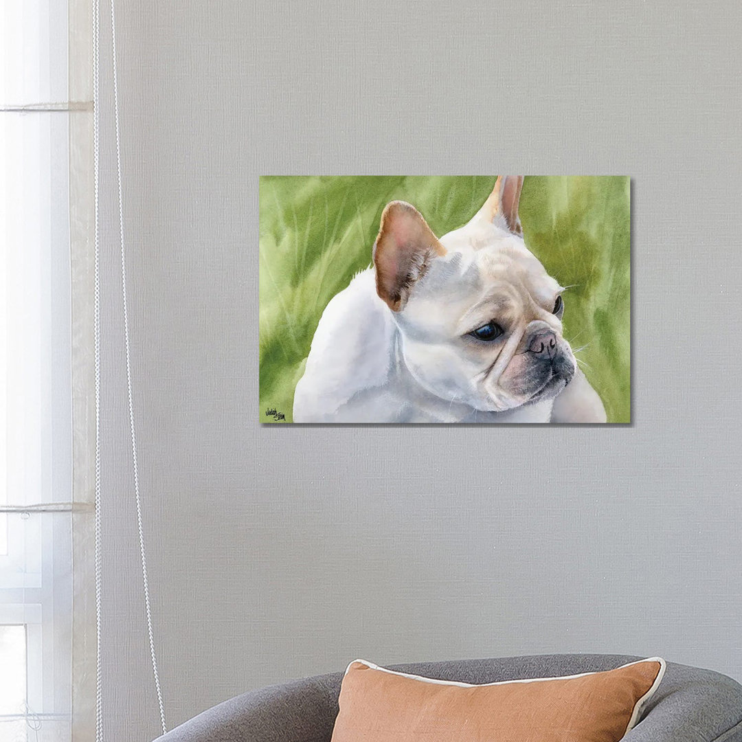 Pants - French Bulldog Fawn by Judith Stein - Wrapped Canvas Painting