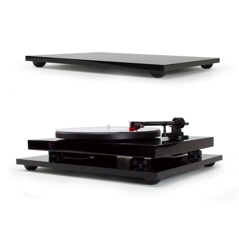 Turntable / Speaker Isolation Platform Shock Absorption Pad Acrylic, Black