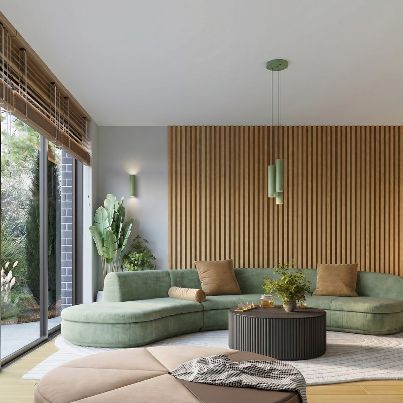Pendant lamp Bonina 1 burgundy, 19,5x19,5x108 cm, Sage, 3 Lights