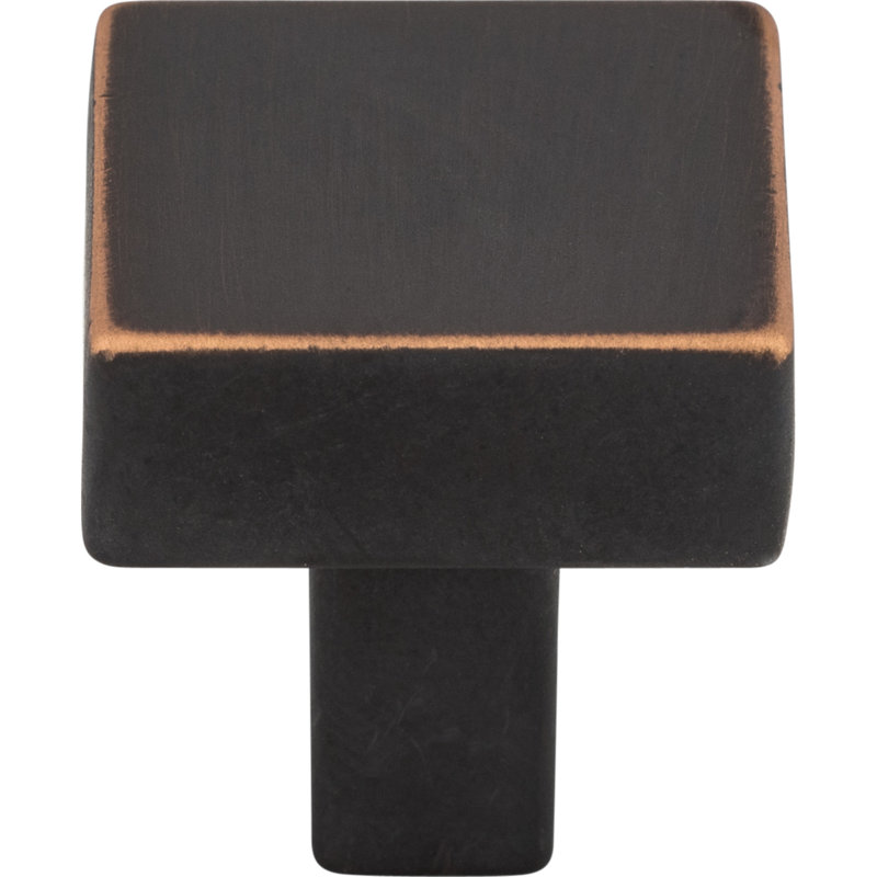 Channing 1 1/16" Length Square Knob, Umbrio