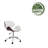 Aden Faux Leather Mid-Century Office Chair-1435404866