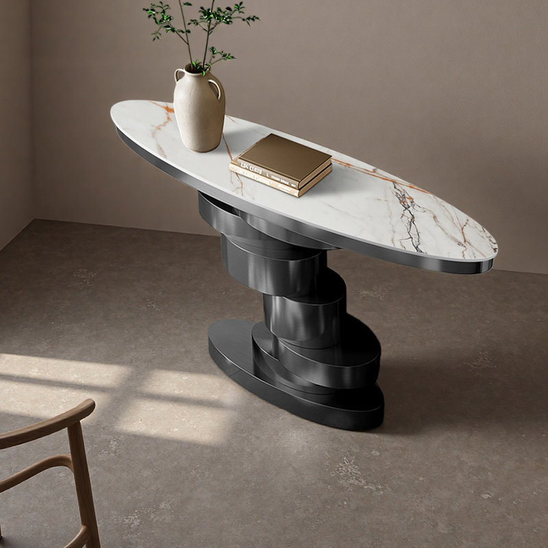 Console Luxury-Style Creative Design, Gris foncé, H 33,46 po x l 54,33 po x P 13,78 po
