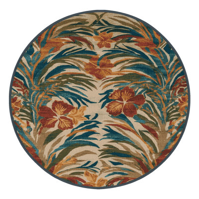  Tapis lavable tropical Pacific Coastal