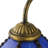 Duffrin Armed Sconce with Blue Glass Shade