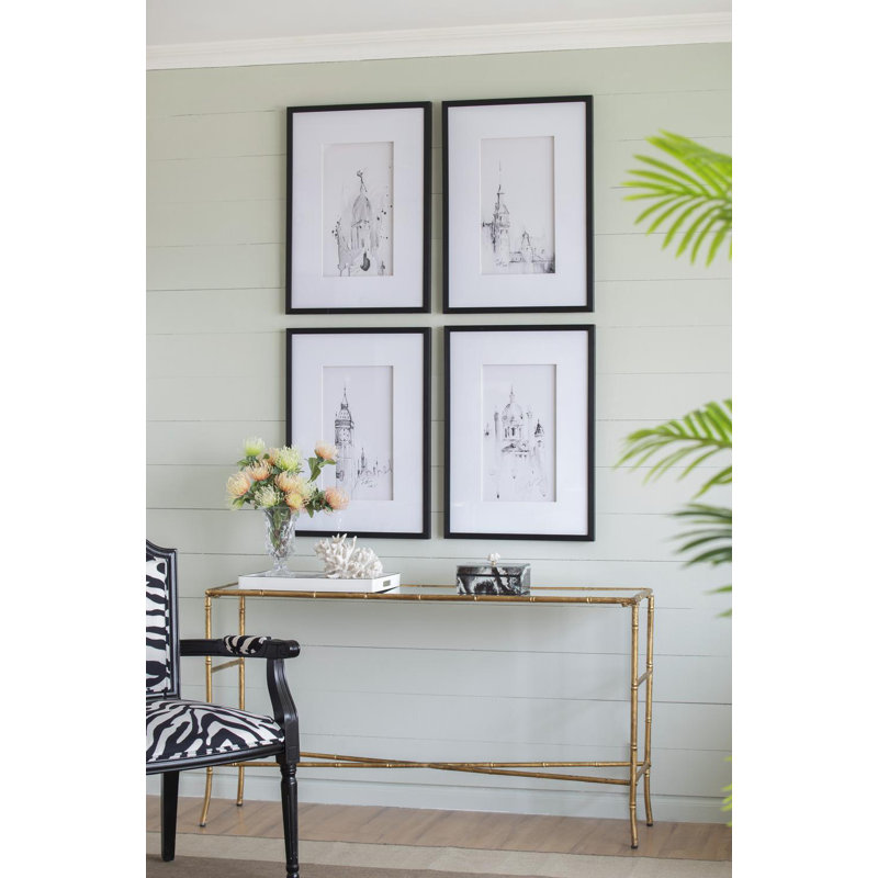 "Architecture" 4-Piece Art Set