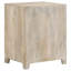 Armoire beige avec tiroir en bois de manguier blanchi pour le salon et la décoration