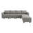 Tremee U Shaped Modular Sectional Upholstered Sofa Couch-122847028