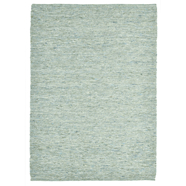 Hand Woven Wool Green Indoor Rug