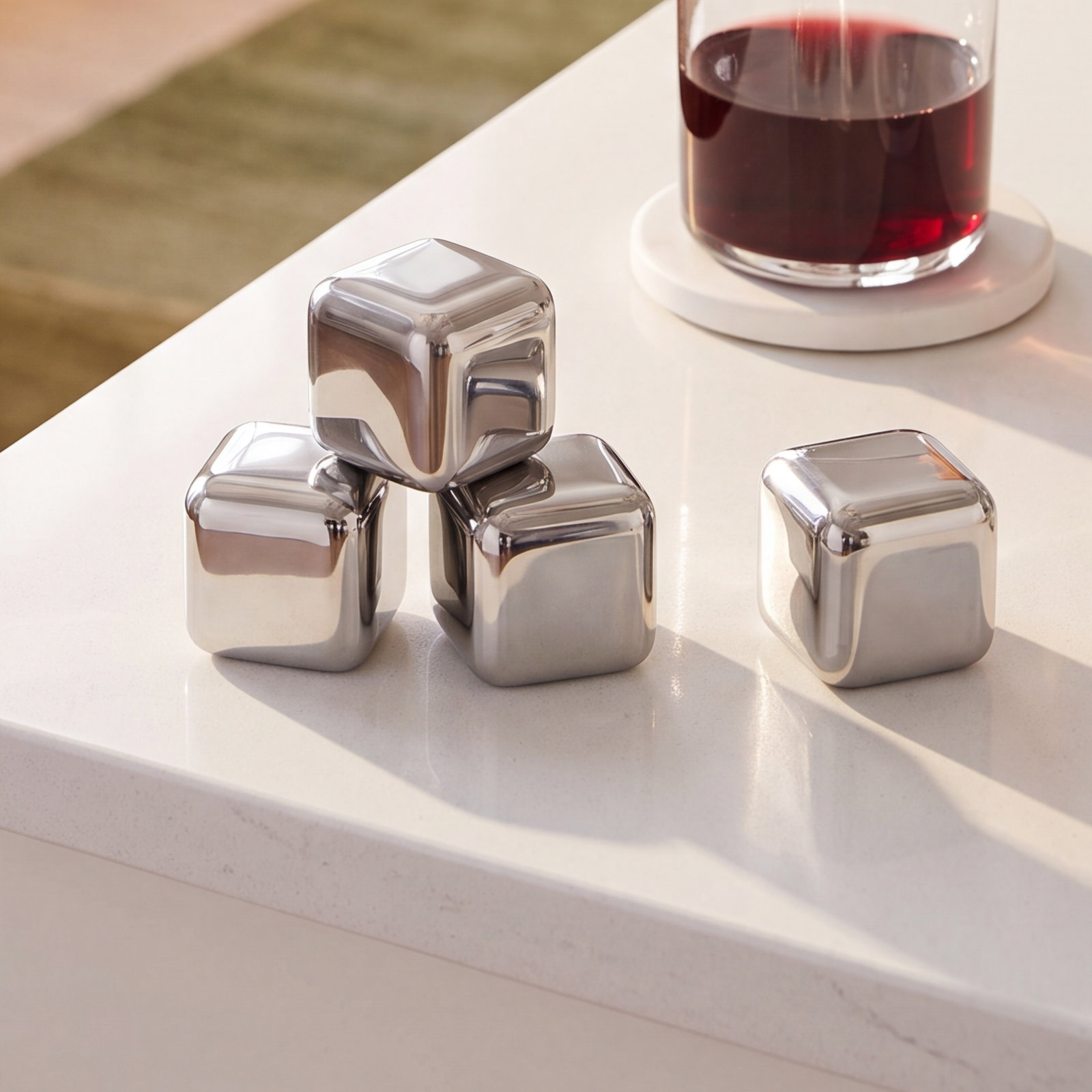 Lounge Stainless Steel Whiskey Rock