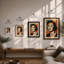 Portrait Pop Art - Framed Print-190935369-190935374