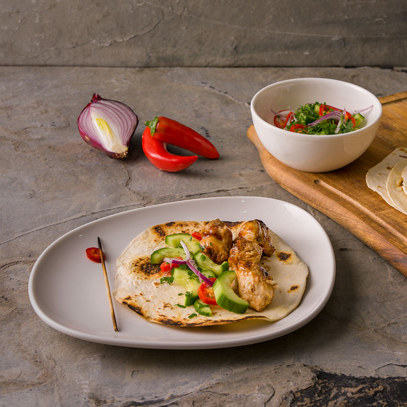 Assiette plate 9,5 "Flow