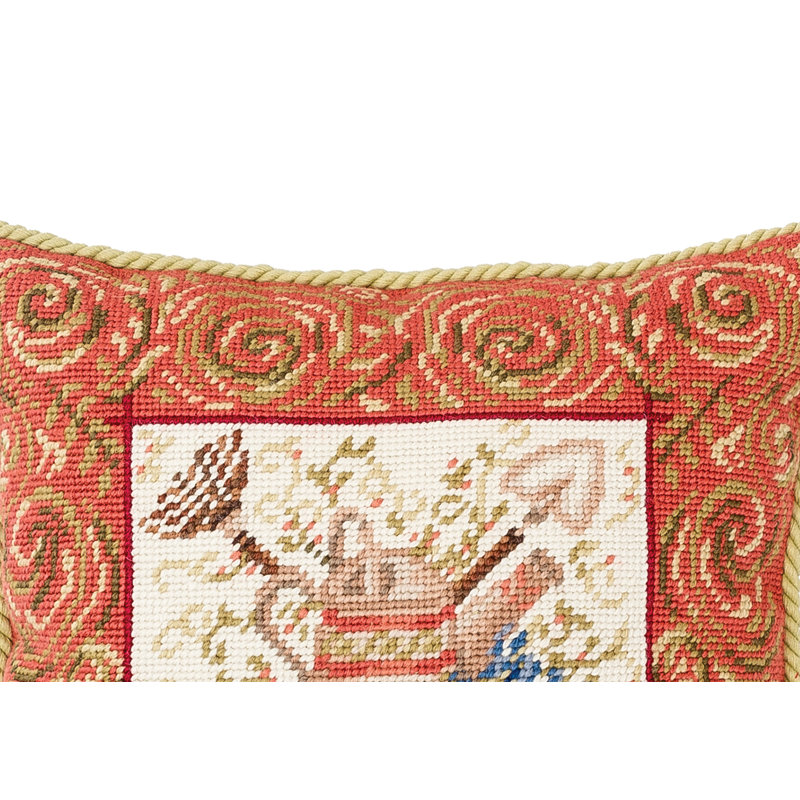 Garden Tools Number 2 Needlepoint Pillow
