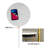 70.1'' White Tray Table Floor Lamp with USB