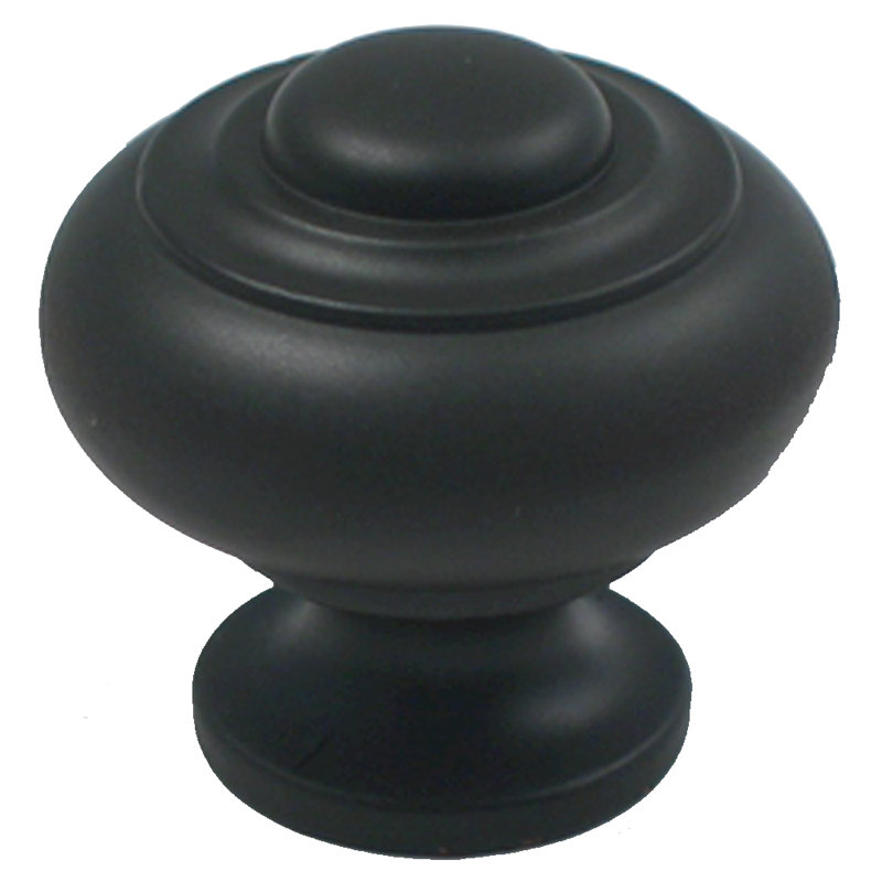 Poignée ronde 1 1/8" de diamètre, Bronze huilé