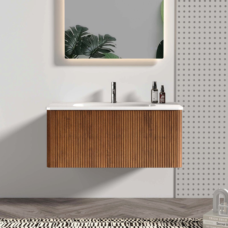 Meuble-lavabo Etna, H 15,64 po x l 35,85 po x P 18,32 po