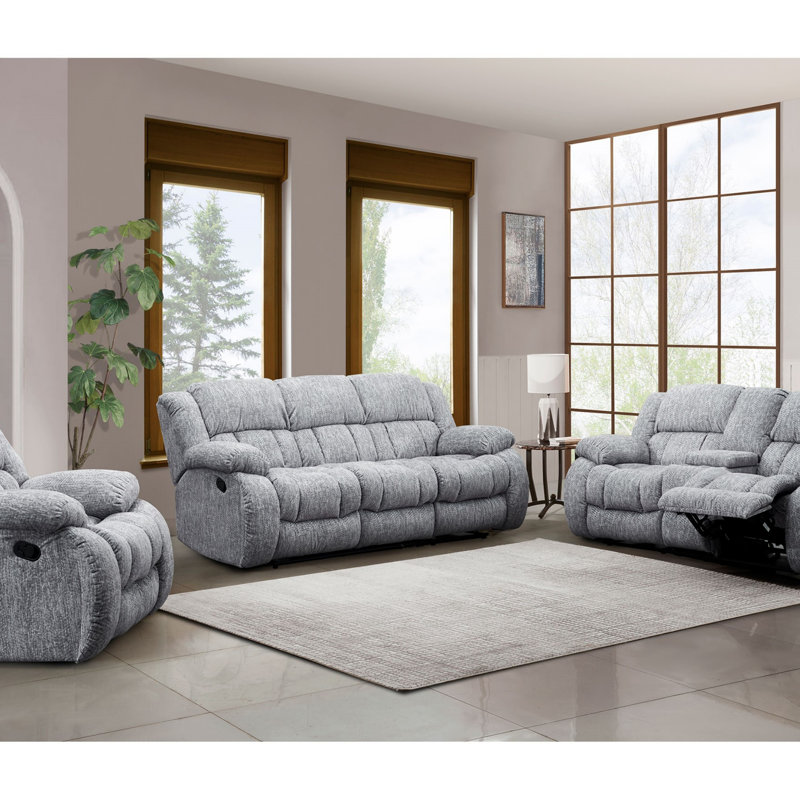 GLIDER RECLINER, fauteuil inclinable moderne, Gris