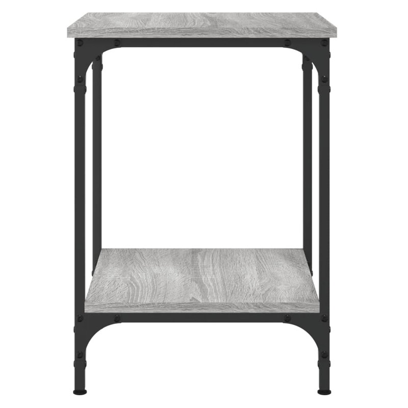 Naniouni Four Leg Coffee Table with Storage, Grey Sonoma