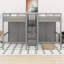 Lits mezzanine simple avec garde-robe et escalier Jaen-1375613237