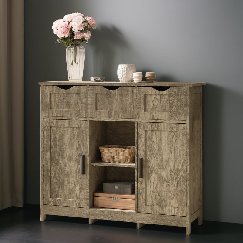 Console Armandino 35,43 po, Gris