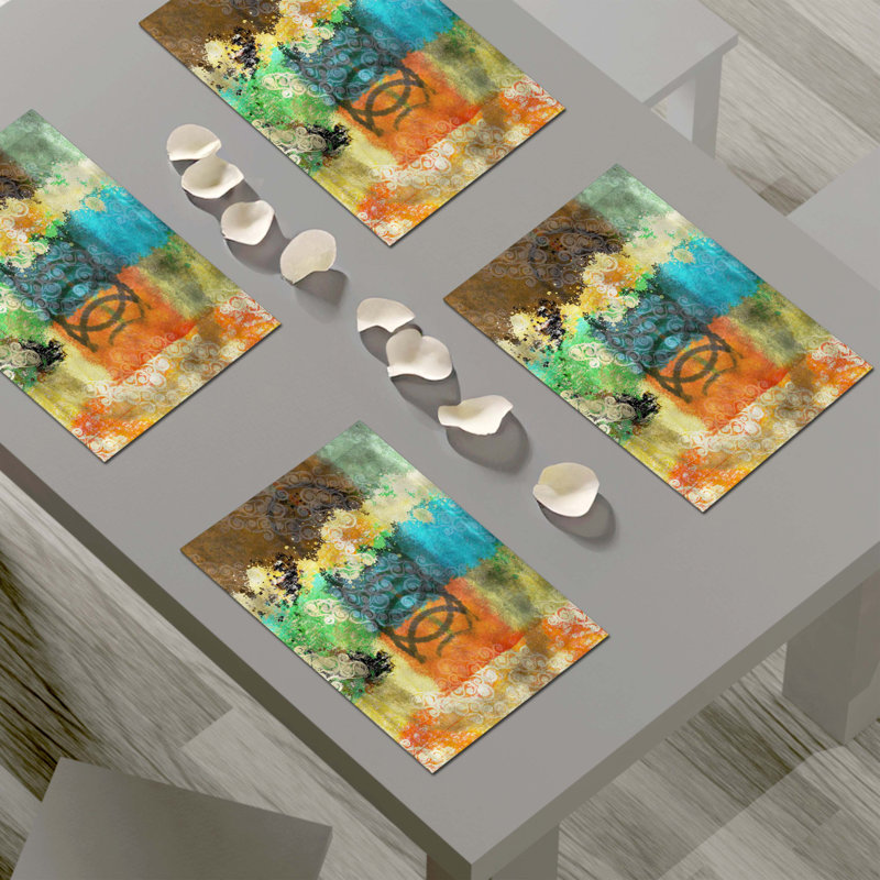 Polyester Abstract Placemat