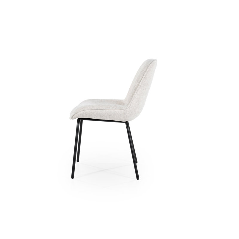 Dining Chair Upholstered Dining Chair, White