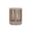 Outdoor Round Side Table Solid Wood Patio Table with Rope Base for Garden Balcony-1277030520