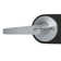 Franklin Collection Modern Brushed Chrome Privacy Bed/Bath Door Handle with Lock