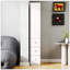 Armoire de rangement haute avec 3 tiroirs et 4 tablettes-941681134
